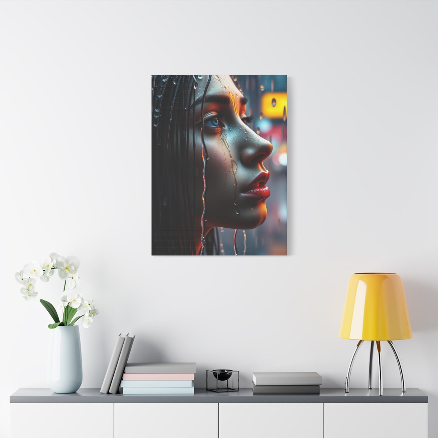 Supreme Rain Wall Art Beautiful Collection Wall Art & Canvas Print