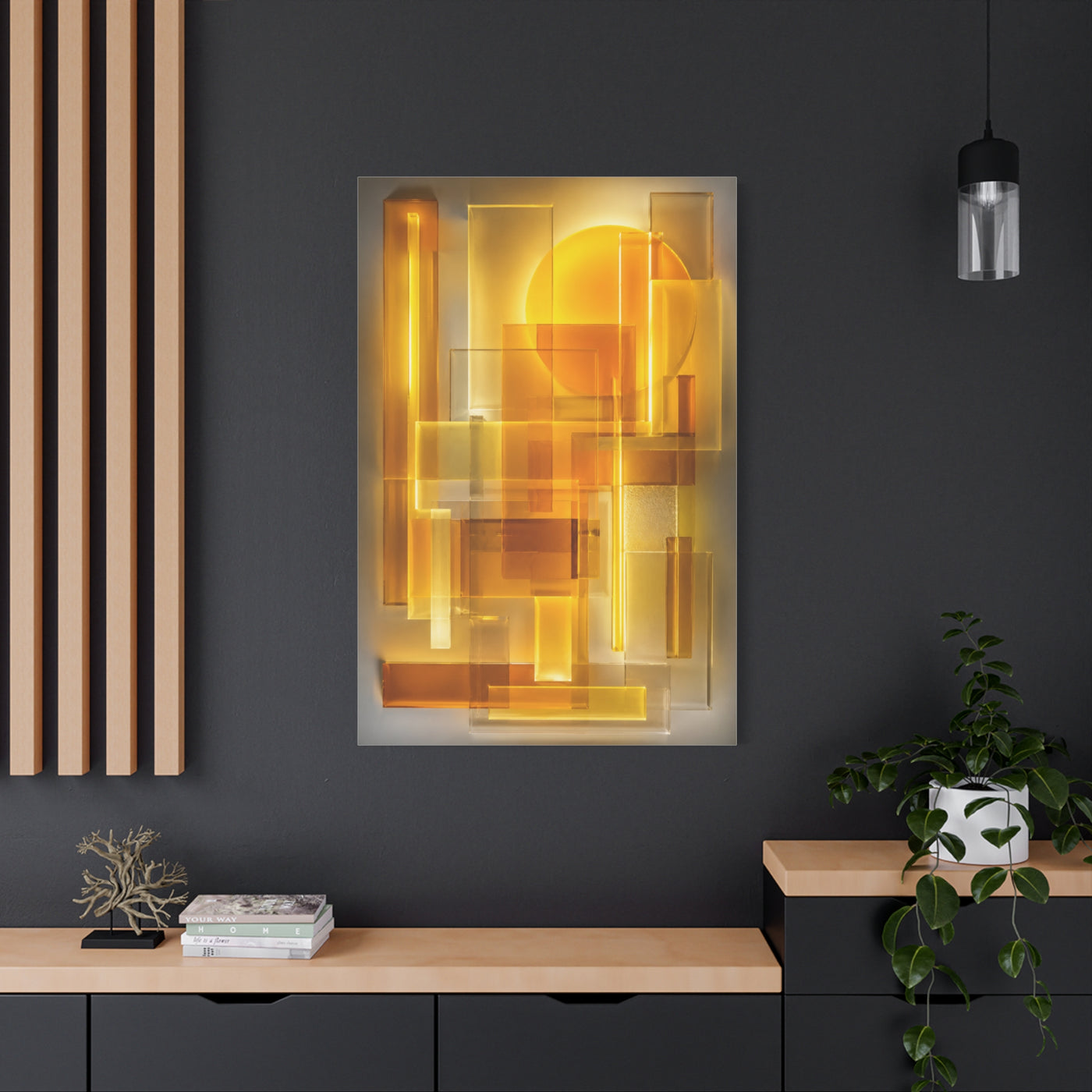 Acrylic Glass Luminous Panel Abstract Wall Art & Canvas Print