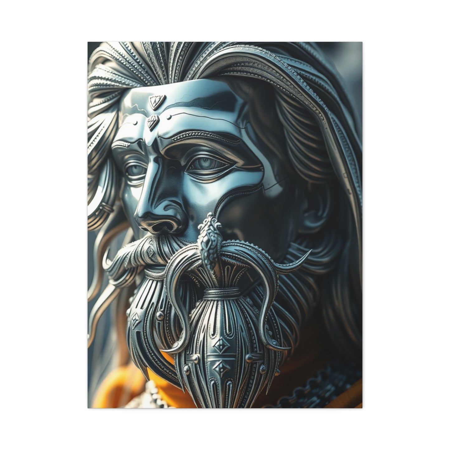 Gilded Greyscape Masterpiece wall art & canvas print