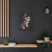 Dark Luxury Cherry Blossom Branch Wall Art & Canvas Prints