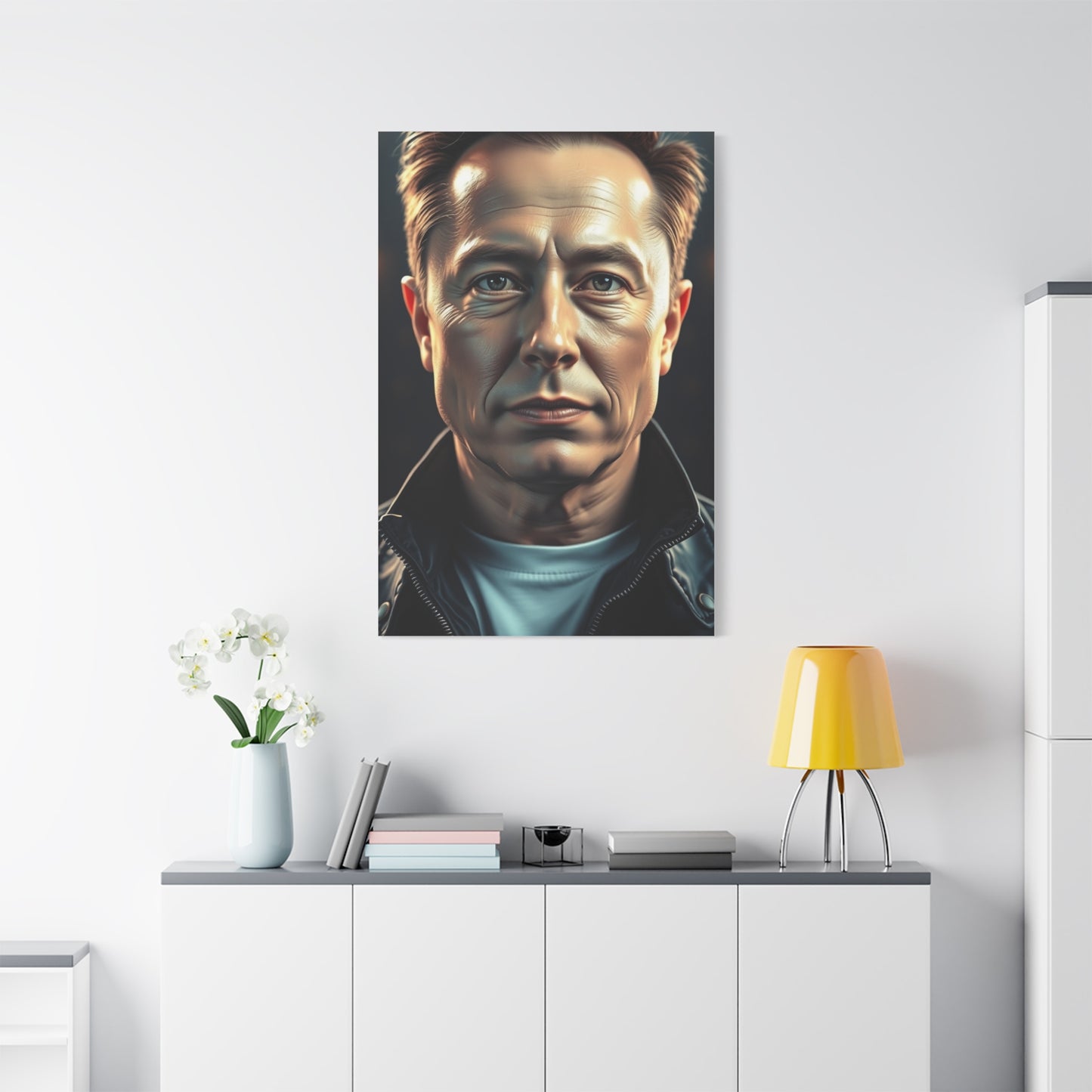Elon Musk Art Supreme Canvas Wall Art & Canvas Print
