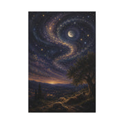 Psalm 8 Celestial Wonder Scripture Wall Art & Canvas Print