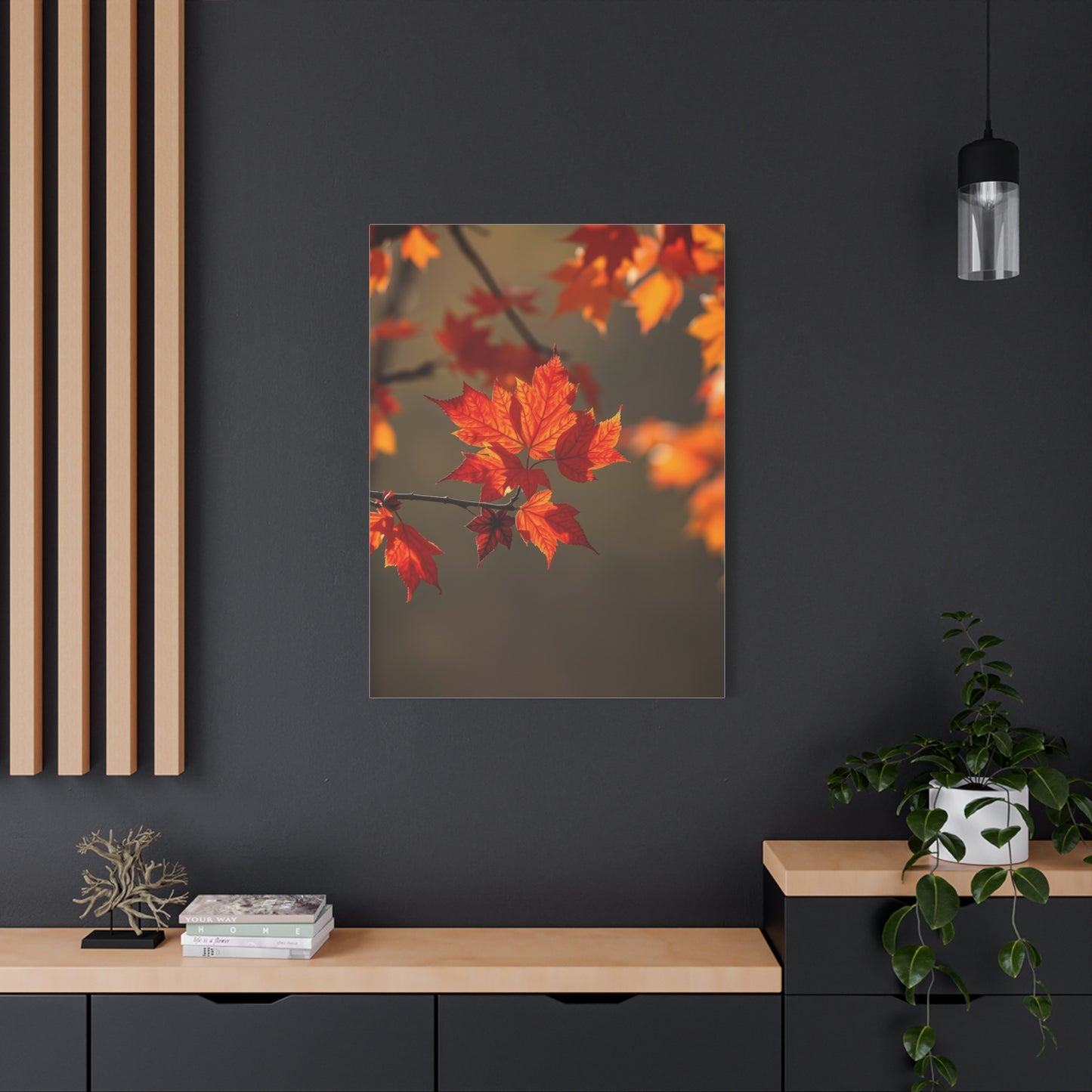 Golden Ember Season Canvas