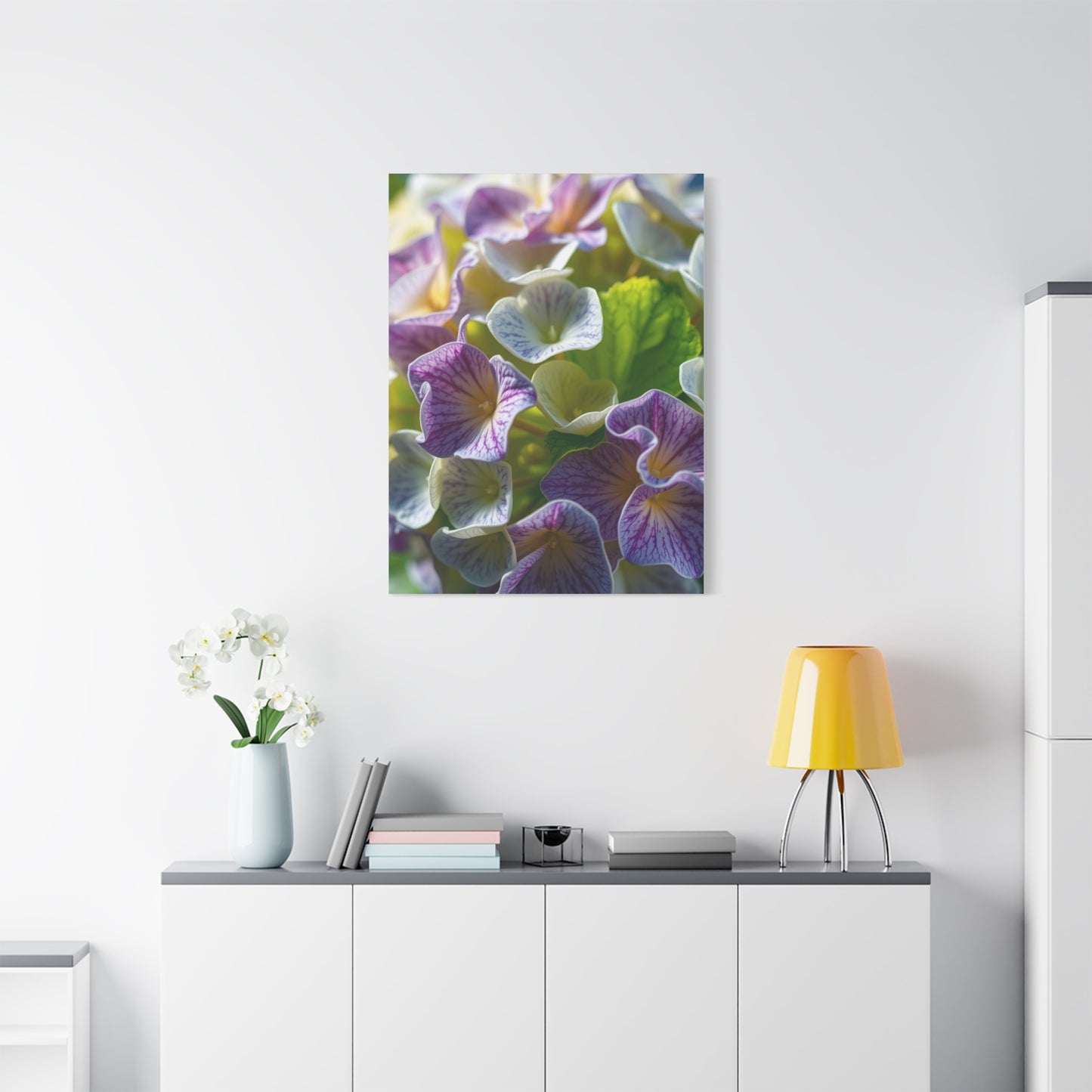Hydrangea Flower Art Supreme Canvas Wall Art & Canvas Print