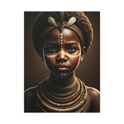 Golden Spirit Child Portrait Wall Art & Canvas Prints