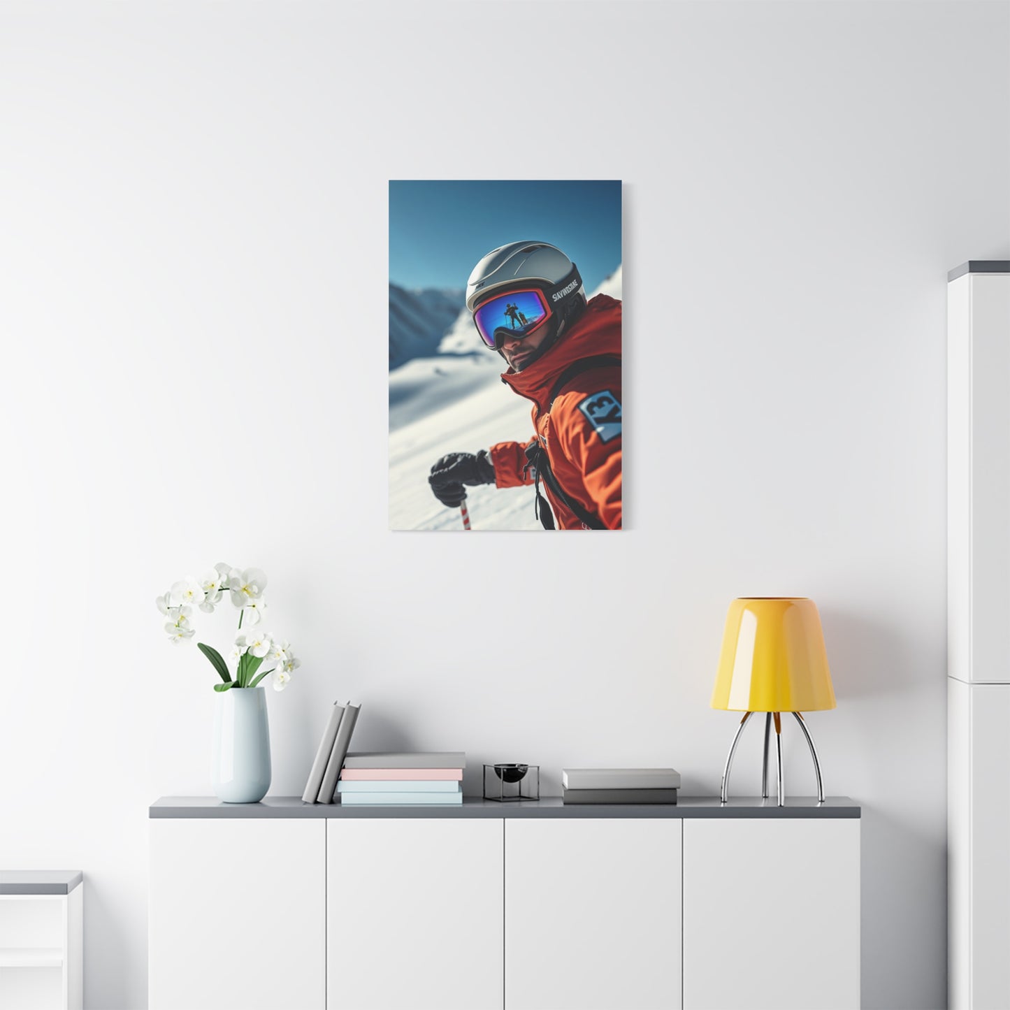 Vision Skiing Art Art Wall Art & Canvas Print