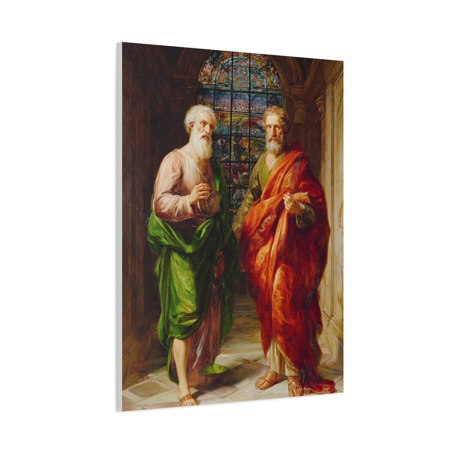 St Peter and St Paul in Cathedral Light Wall Art & Canvas Print