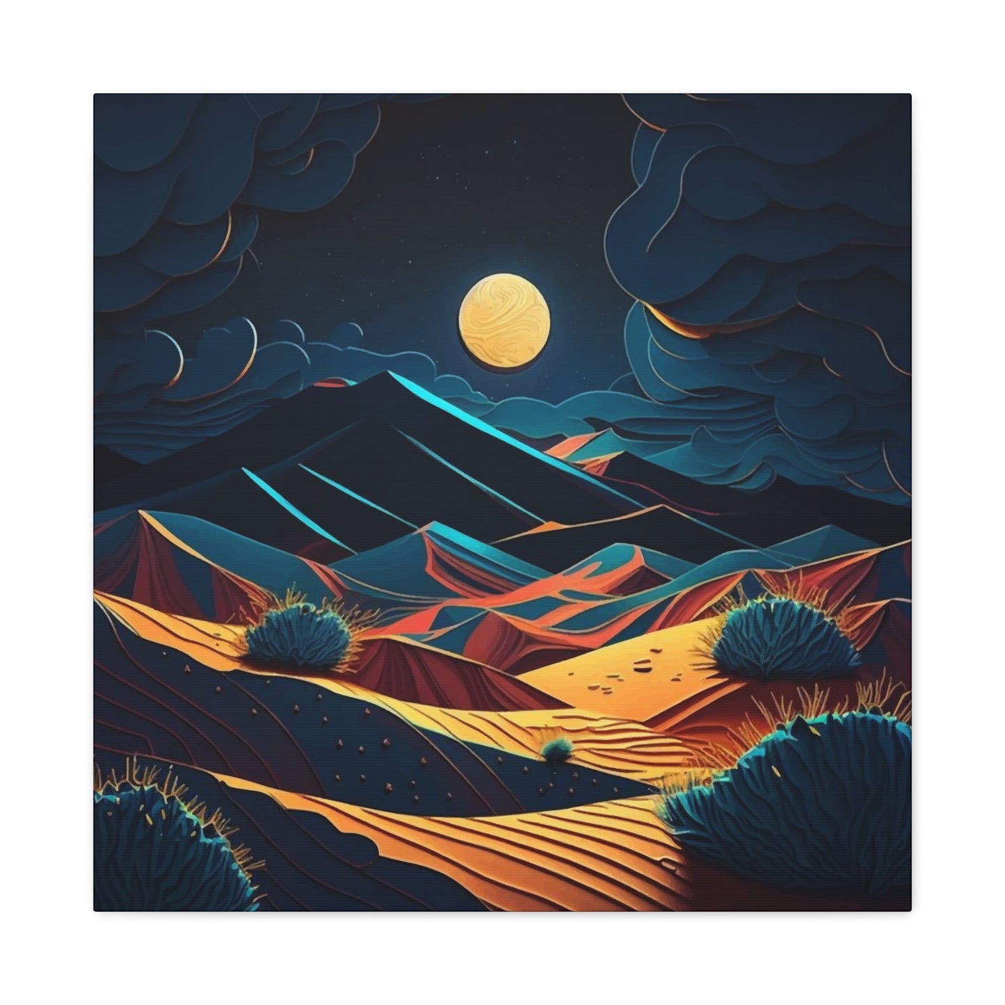 Night Wall Art & Canvas Prints