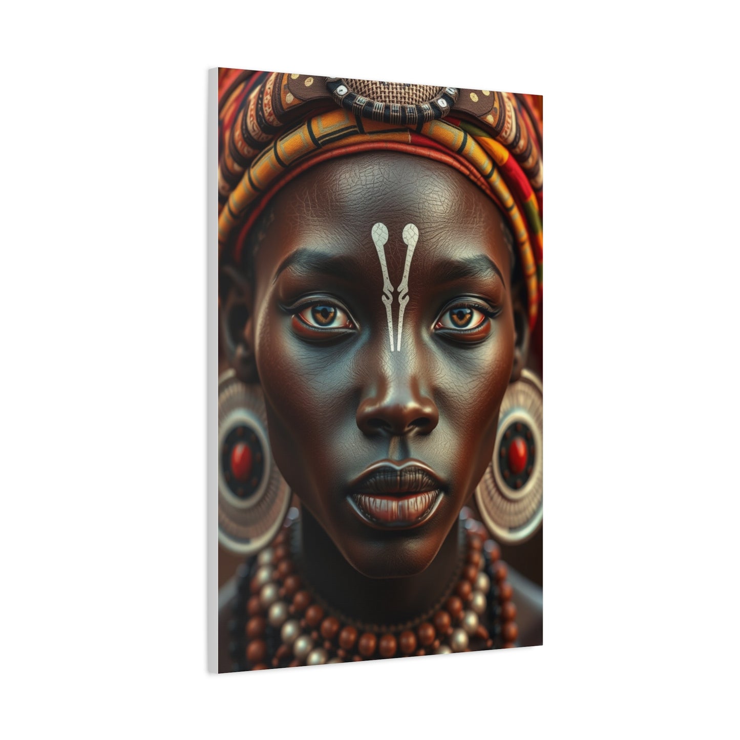 Gilded Ethnic Essence Artwork Wall Art & Canvas Print