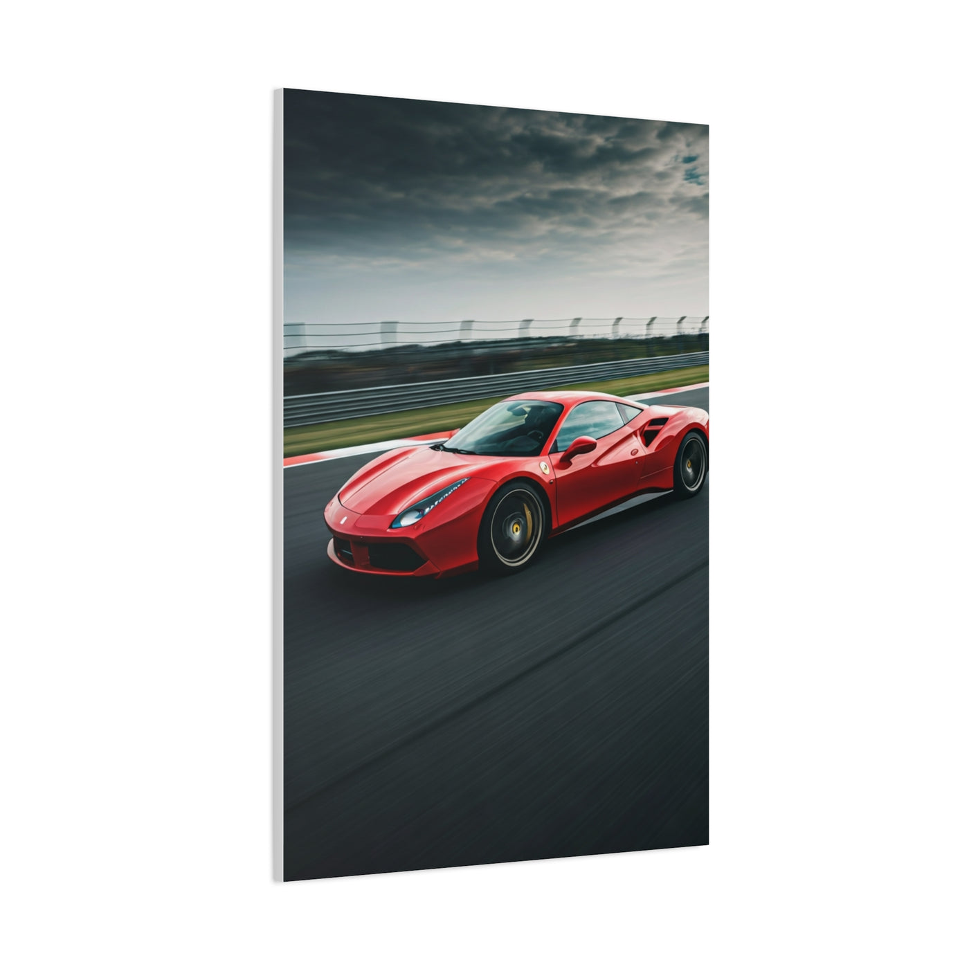 Ferrari 488 GTB Racing Line Precision Wall Art & Canvas Prints