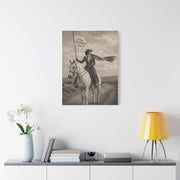 Frontier Equality Rider Portrait Scene Wall Art & Canvas Print