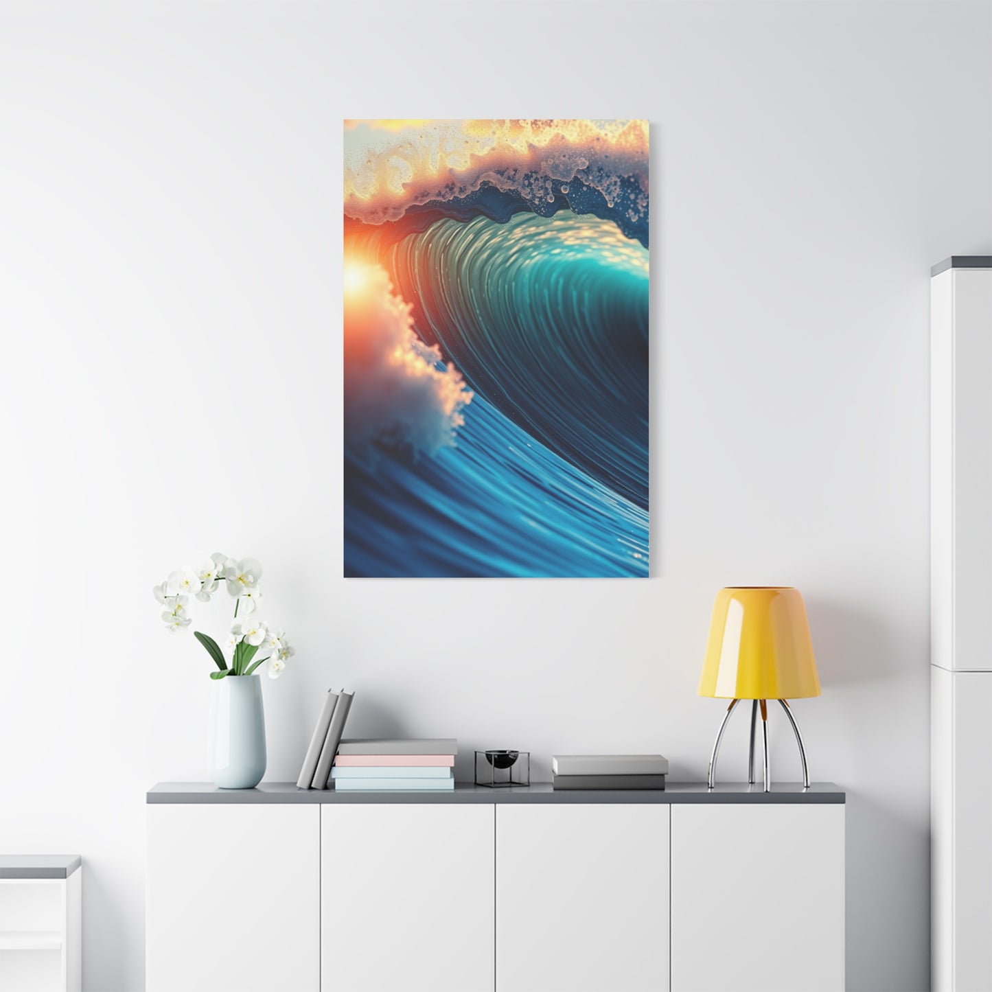 Cerulean Dreamscape Art Wall Art & Canvas Print