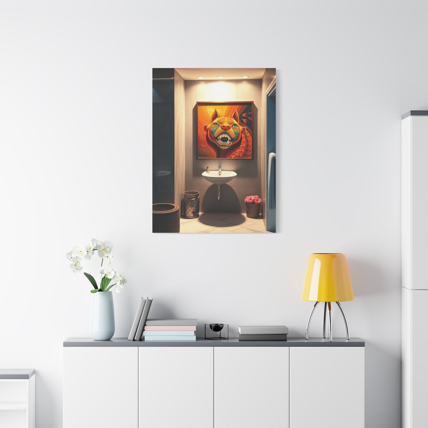 Elegant Bath Retreat Artworks Wall Art & Canvas Print