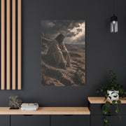 Jesus in the Wilderness Reflection Wall Art & Canvas Print