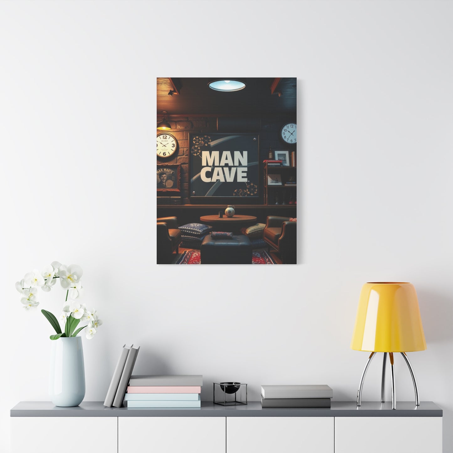 Gentlemans Sanctuary Canvas Wall Art & Canvas Print