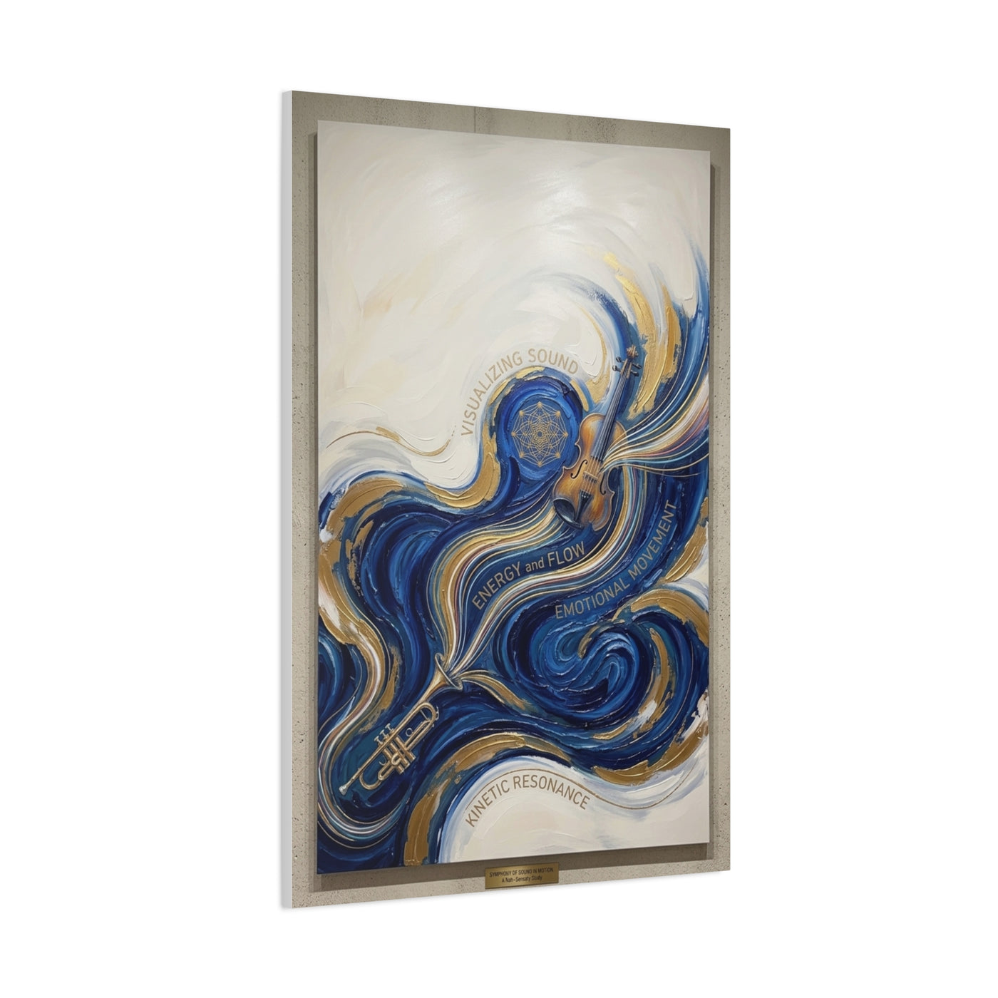 Symphony of Motion Concept Painting Wall Art & Canvas Print