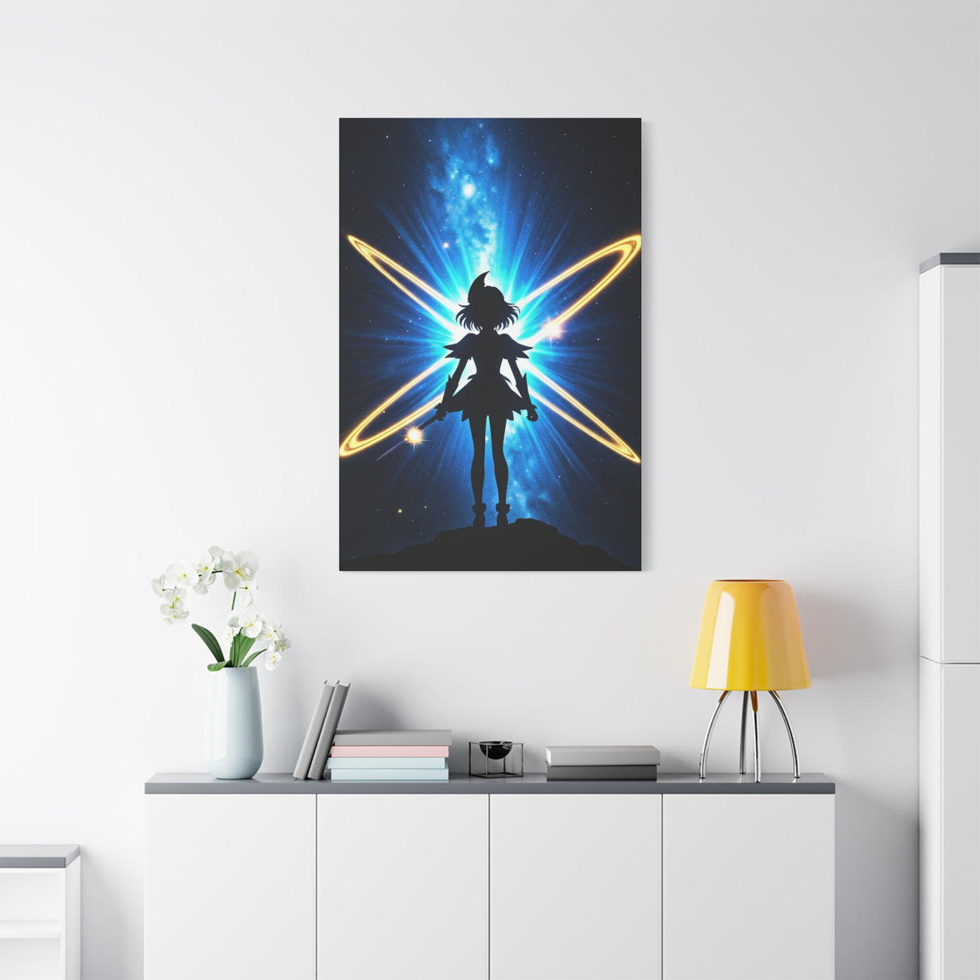 Celestial Starbound Warrior Wall Art & Canvas Prints