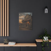 Old Town Western Saloon Exterior Scene Wall Art & Canvas Print