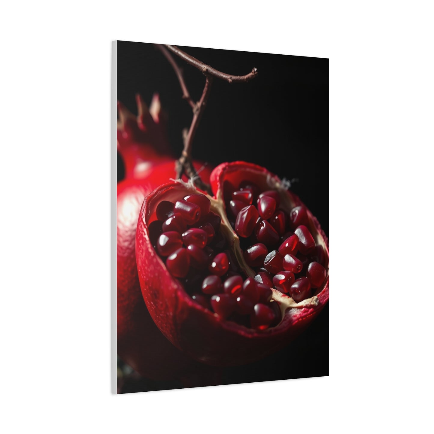 Supreme Pomegranate Noir Wall Art Beautiful Collection Wall Art & Canvas Print