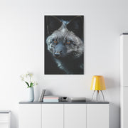 Silver Fox Velvet Portrait Wall Art & Canvas Print