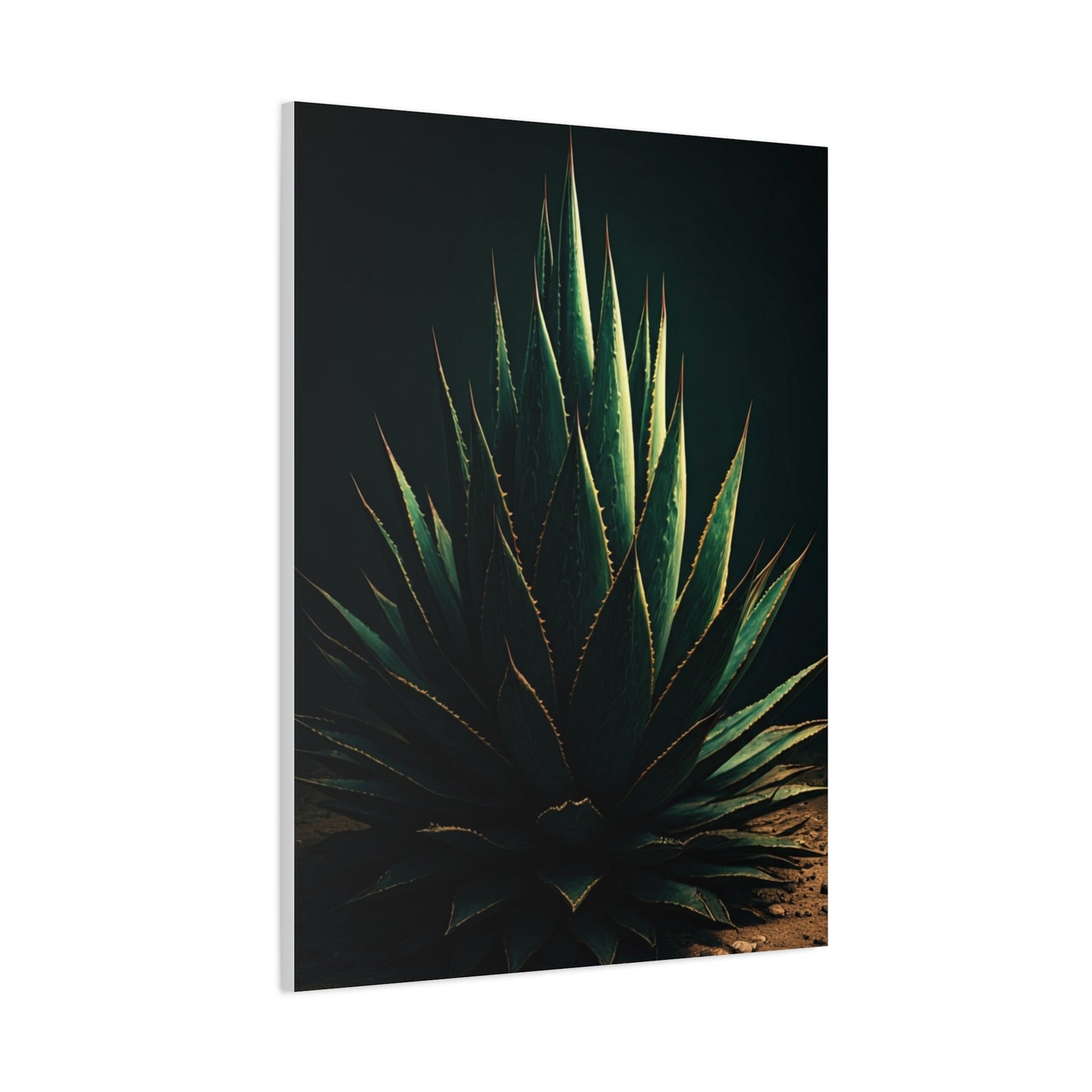 Midnight Agave Sculpture Wall Art & Canvas Prints