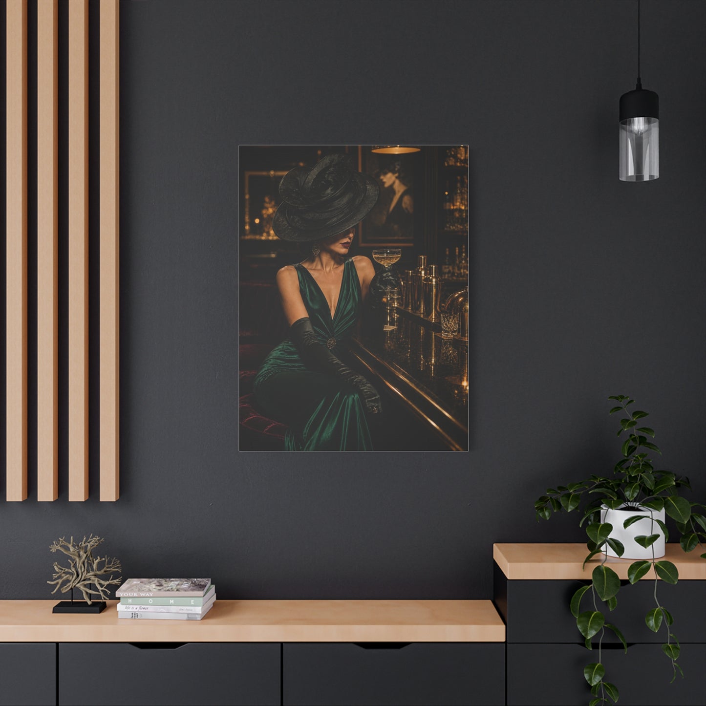 Couture Lounge Muse Portrait Wall Art & Canvas Print