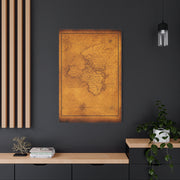 Vintage Africa Continent Map Wall Art & Canvas Prints