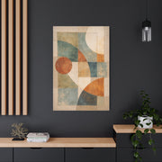 Stitched Geometric Canvas Abstraction Wall Art & Canvas Print
