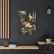 Rustic Bread and Olive Oil Still Life Wall Art & Canvas Print