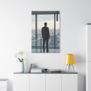 Leadership Reflection Skyline Scene Wall Art & Canvas Print