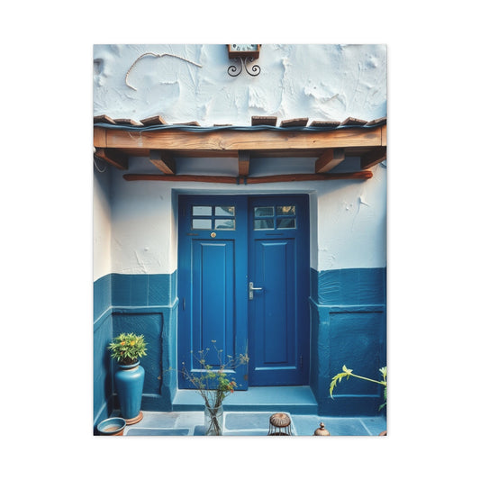 Supreme Collection Blue and White Art Wall Art & Canvas Print
