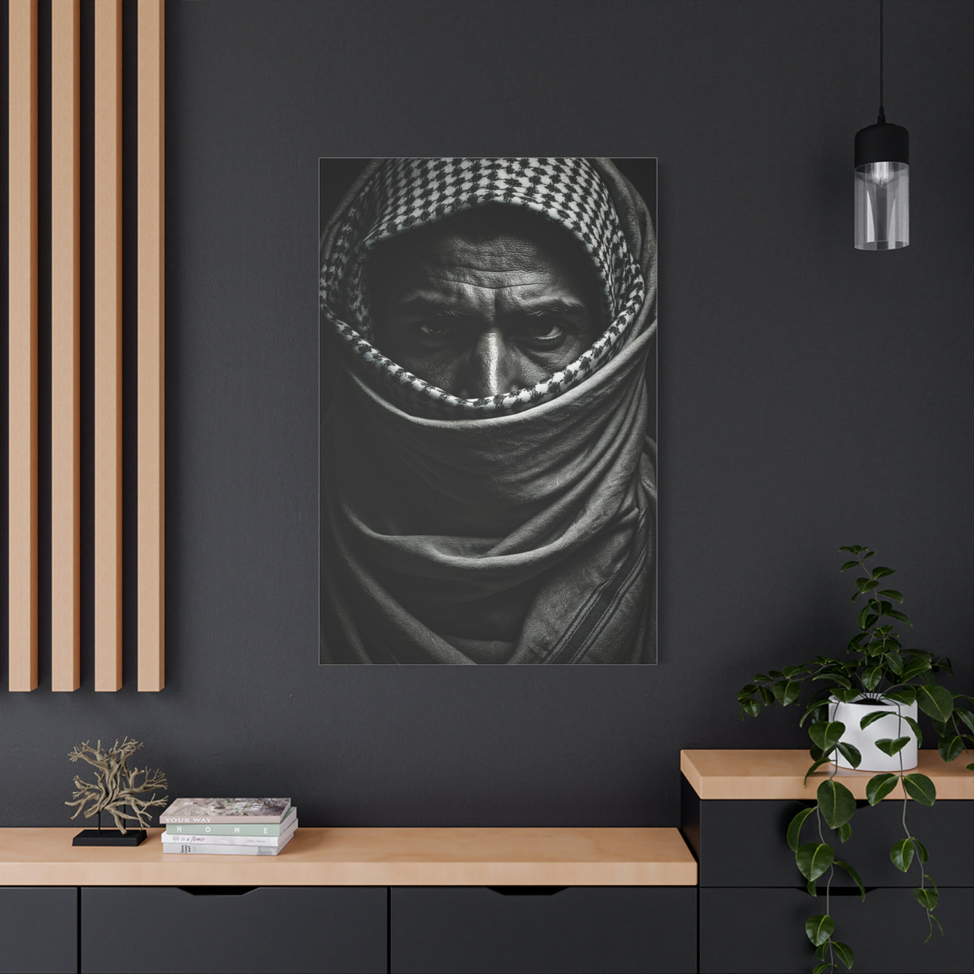 Eyes of Endurance Black & White Portrait Wall Art & Canvas Prints
