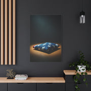 Folded Flag Memorial Honor Wall Art & Canvas Prints  .