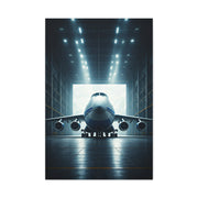 Futuristic Hangar Jet Power Wall Art & Canvas Prints
