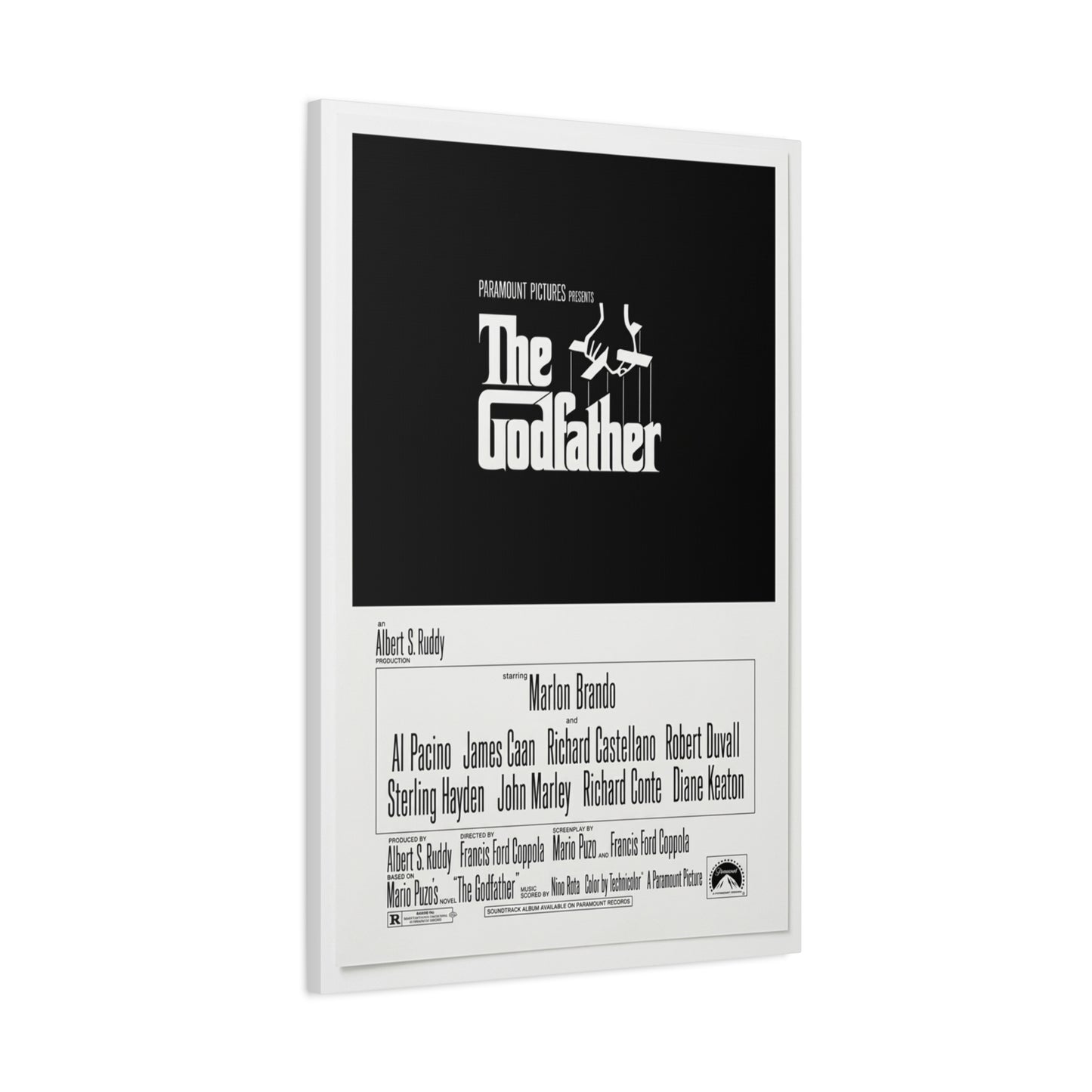 The Godfather Movie Poster Wall Art & Canvas Print