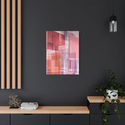 Blush Acrylic Glass Illusion Wall Art & Canvas Print