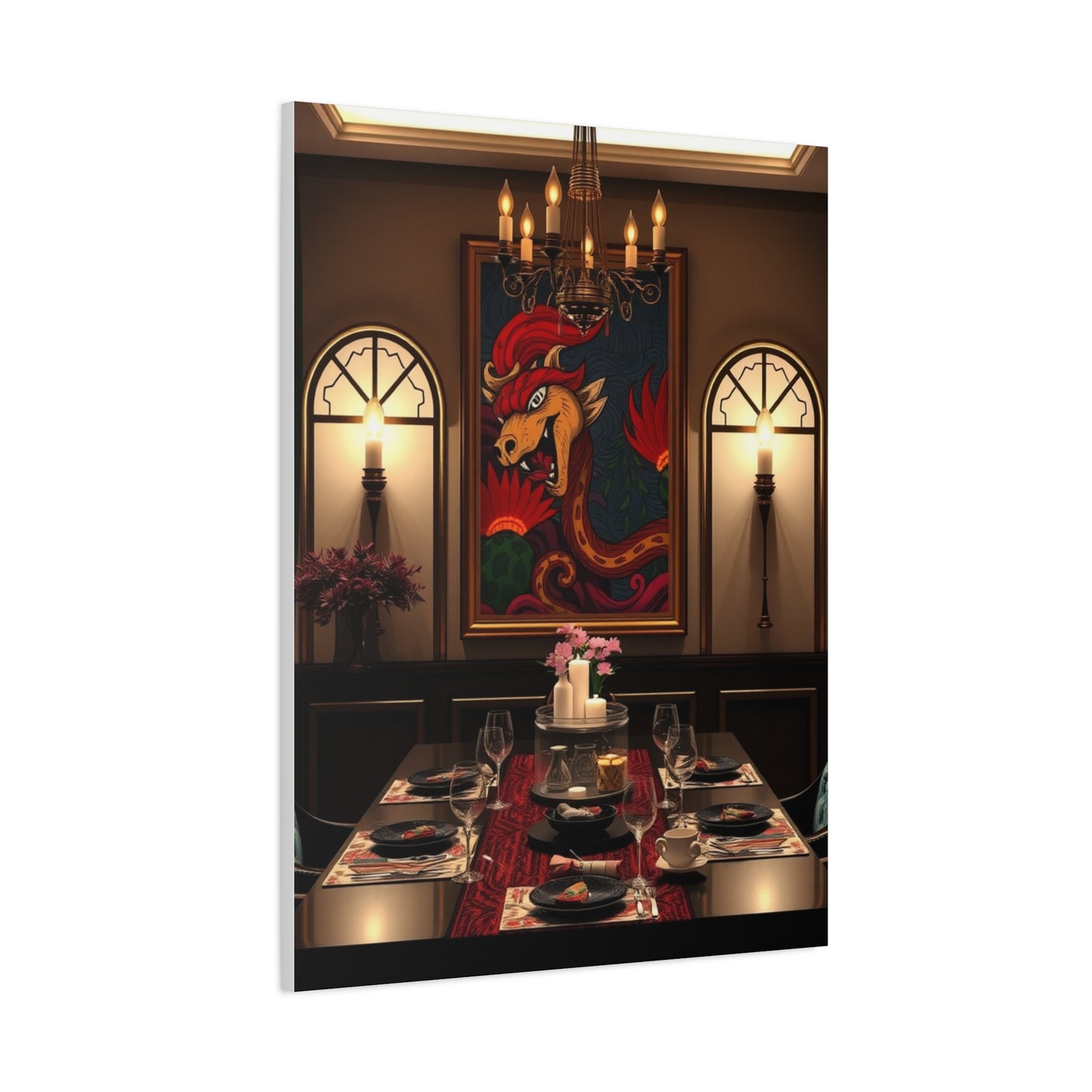 Gastronomic Elegance Canvas Wall Art & Canvas Print