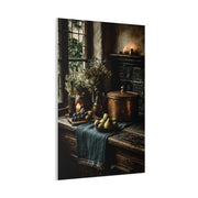 Moody Farmhouse Kitchen Still Life Wall Art & Canvas Print