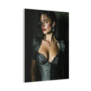 High-Fashion Satin Portrait Wall Art & Canvas Print