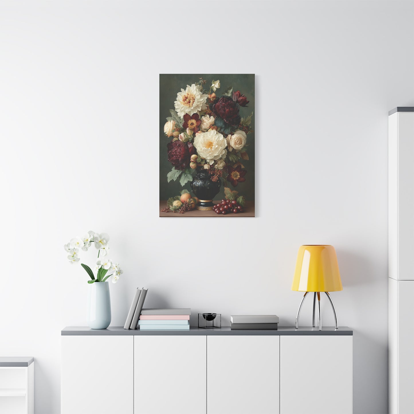 Classic Floral Still Life Elegance Wall Art & Canvas Print