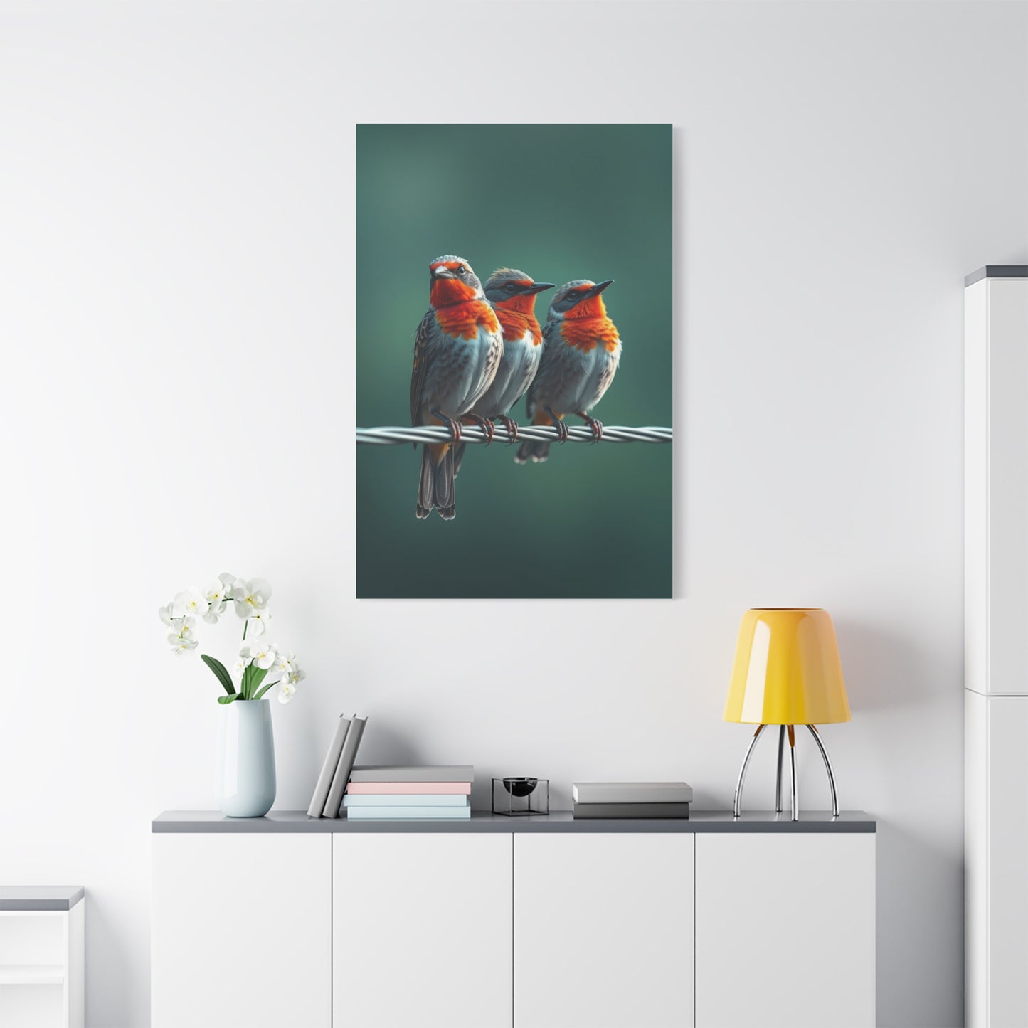 Vision Birds On a Wire Art Art Wall Art & Canvas Print