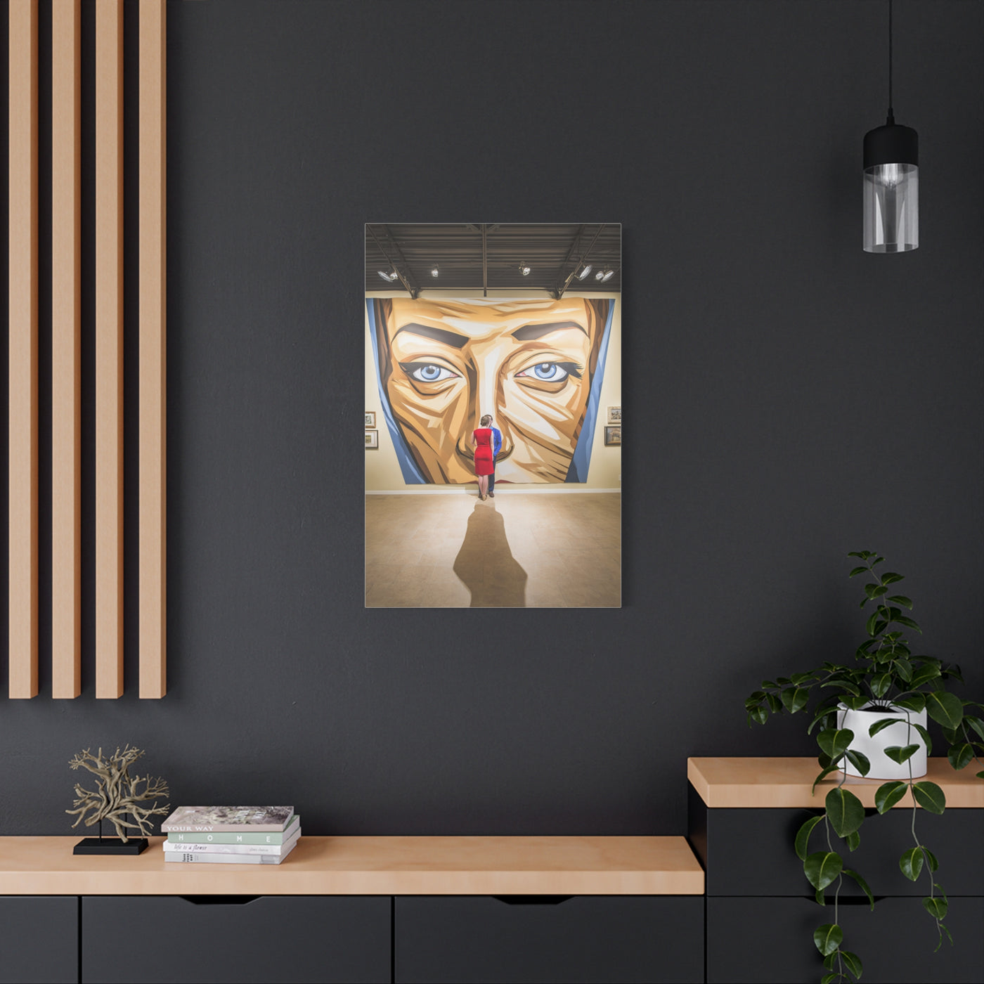 Monumental Contemporary Gallery Portrait Wall Art & Canvas Print