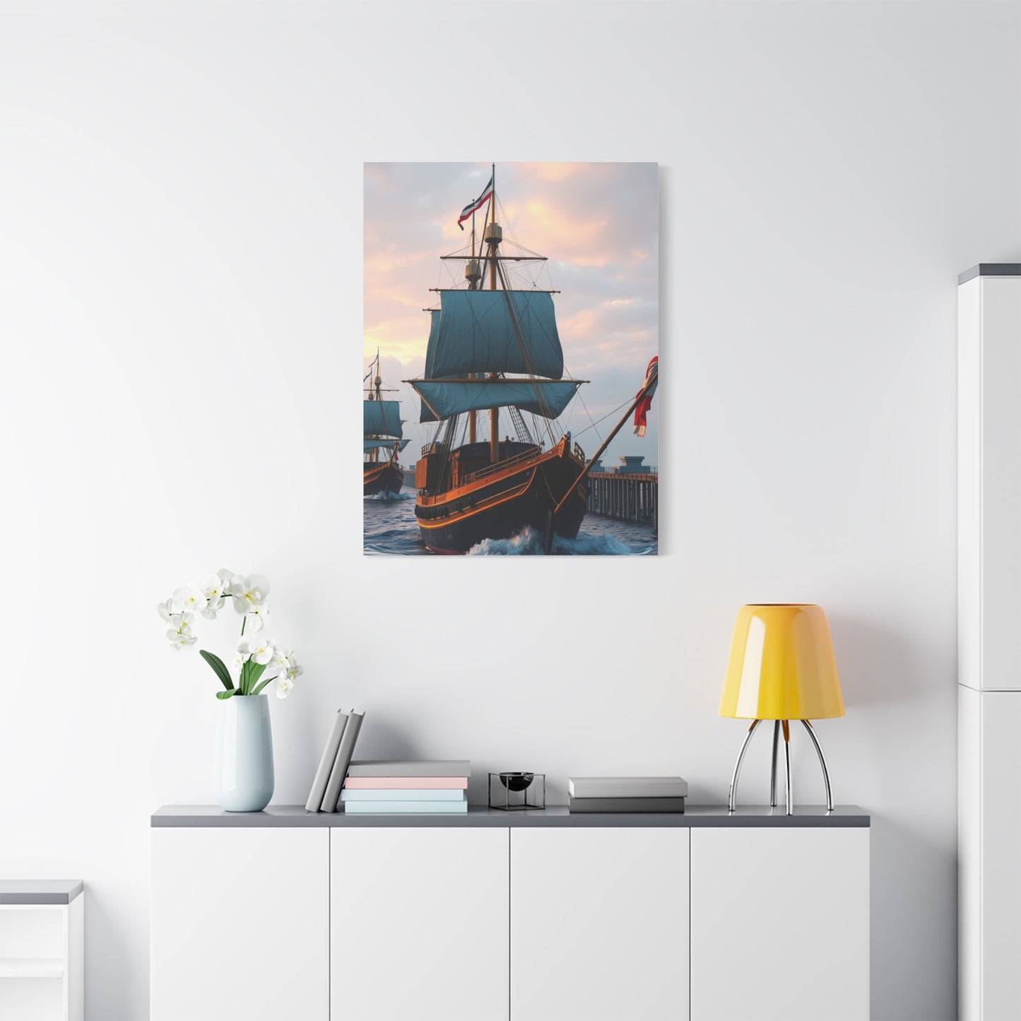 Supreme Ship Art Beautiful Collection Wall Art & Canvas Print