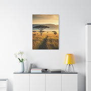 Golden Savannah Acacia Tree Horizon Wall Art & Canvas Prints