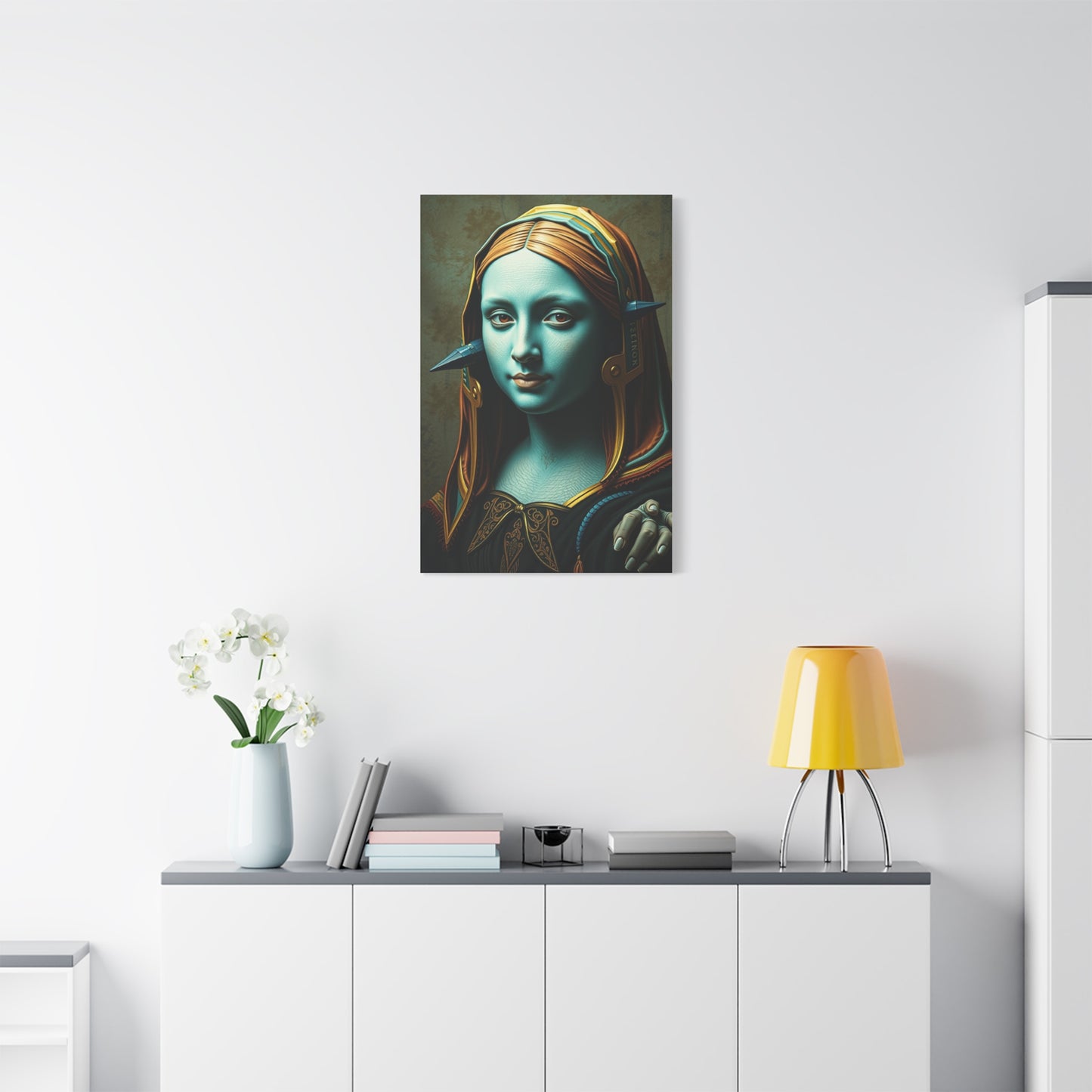 Majestic Figure Tapestry Wall Art & Canvas Print