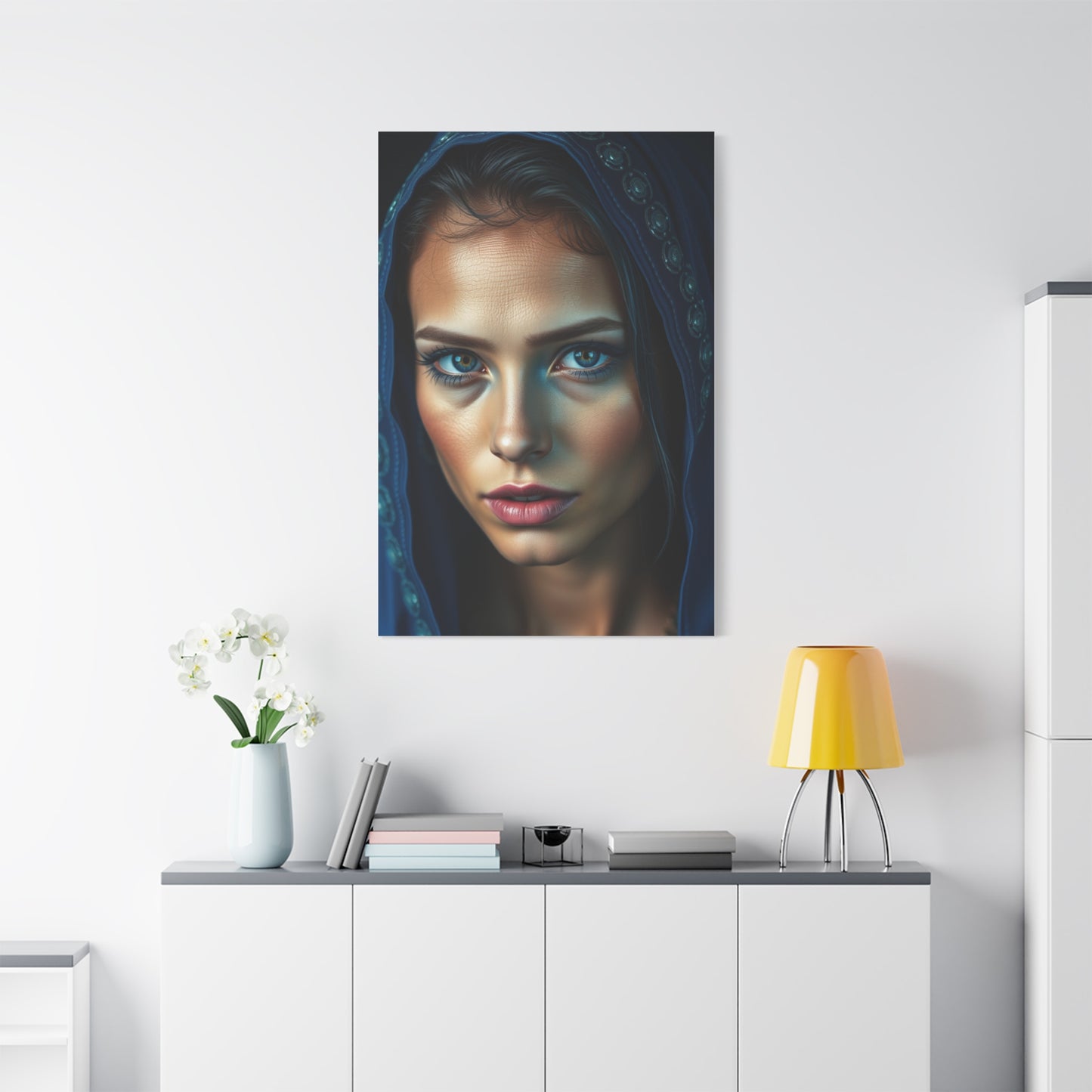 Cerulean Harmony Canvas Wall Art & Canvas Print