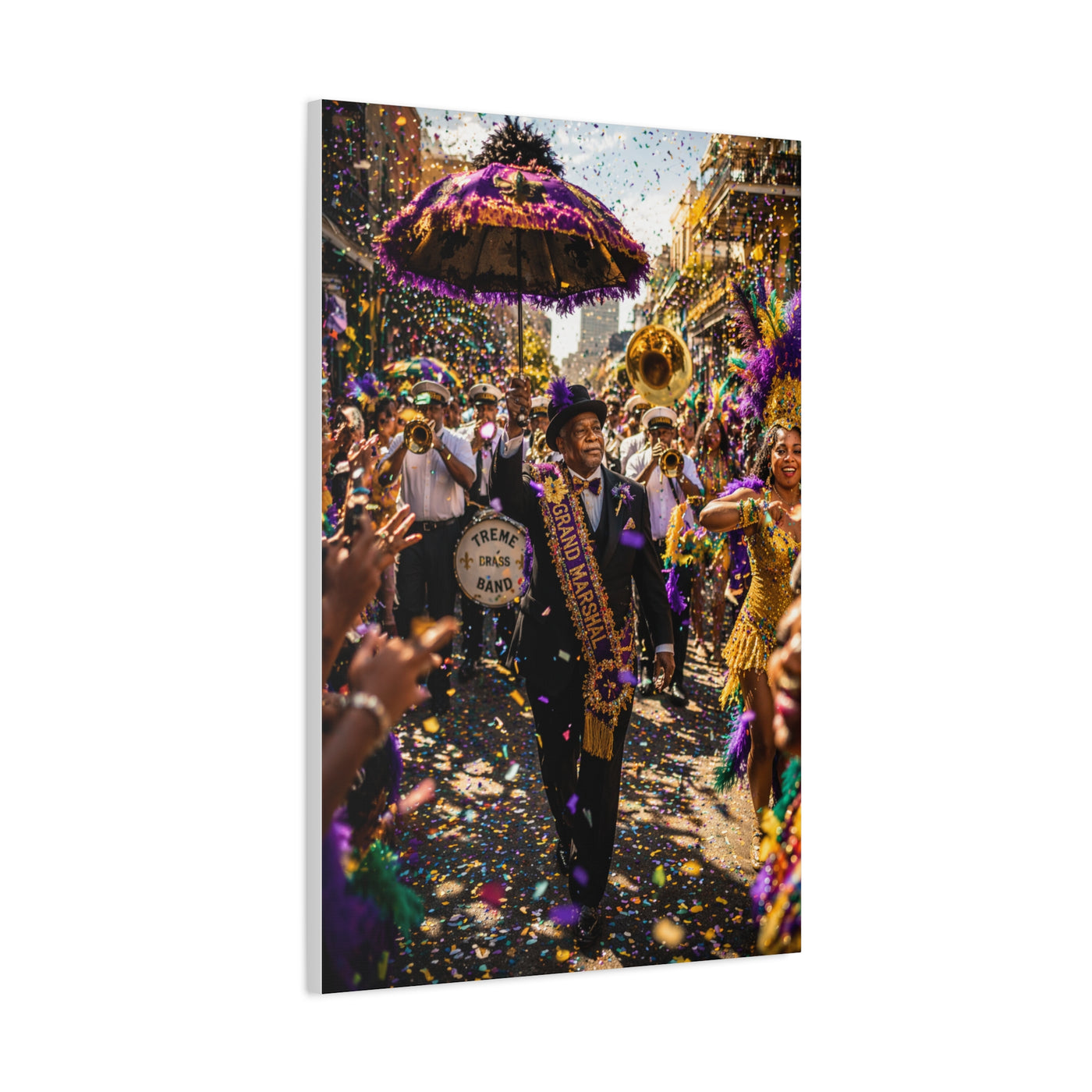 Grand Marshal Brass Band Parade Wall Art & Canvas Print