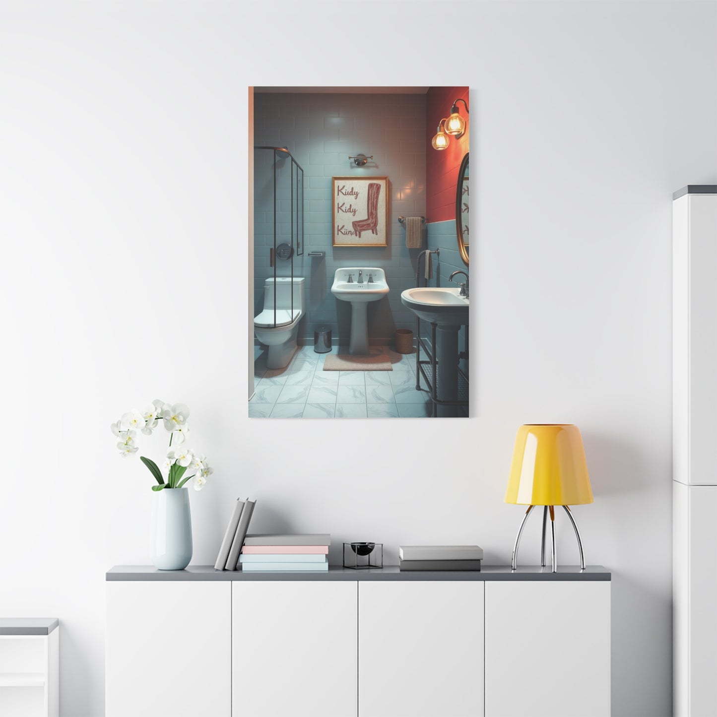 Kid’s Bathroom Art Refined Canvas Wall Art & Canvas Print