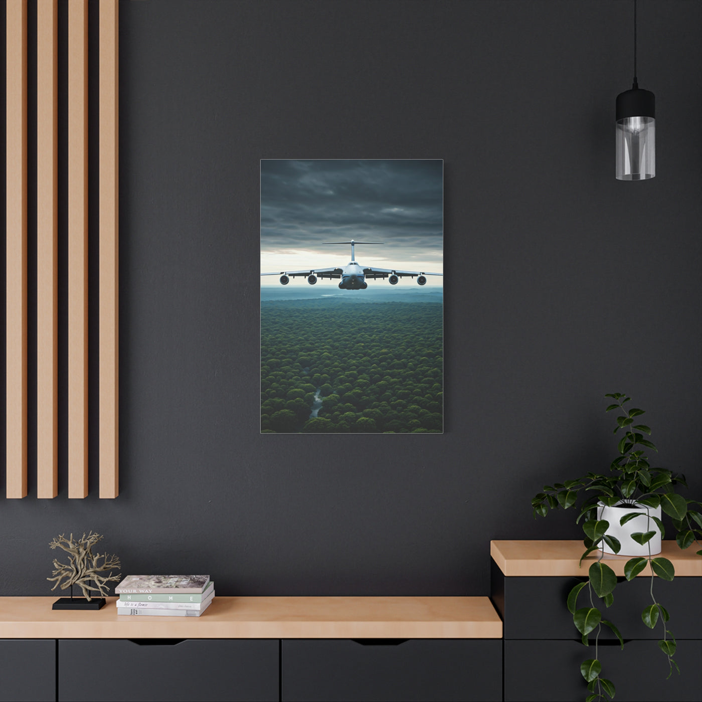 Aircraft Over Endless Forest Wall Art & Canvas Prints