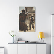 High Noon Gunslinger Duel Wall Art & Canvas Print